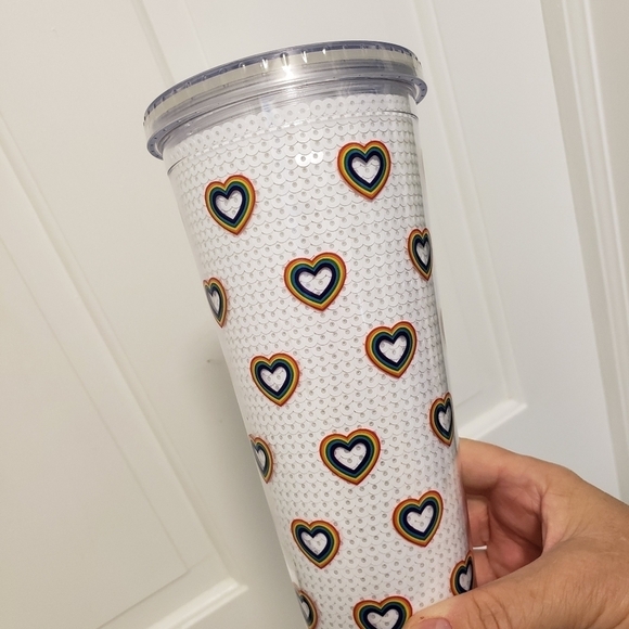 Tumbler/Goblet Pride Cold Beverage Tumbler w/lid 22 oz. - Picture 9 of 9